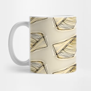 Brie Cheese Pattern Mug